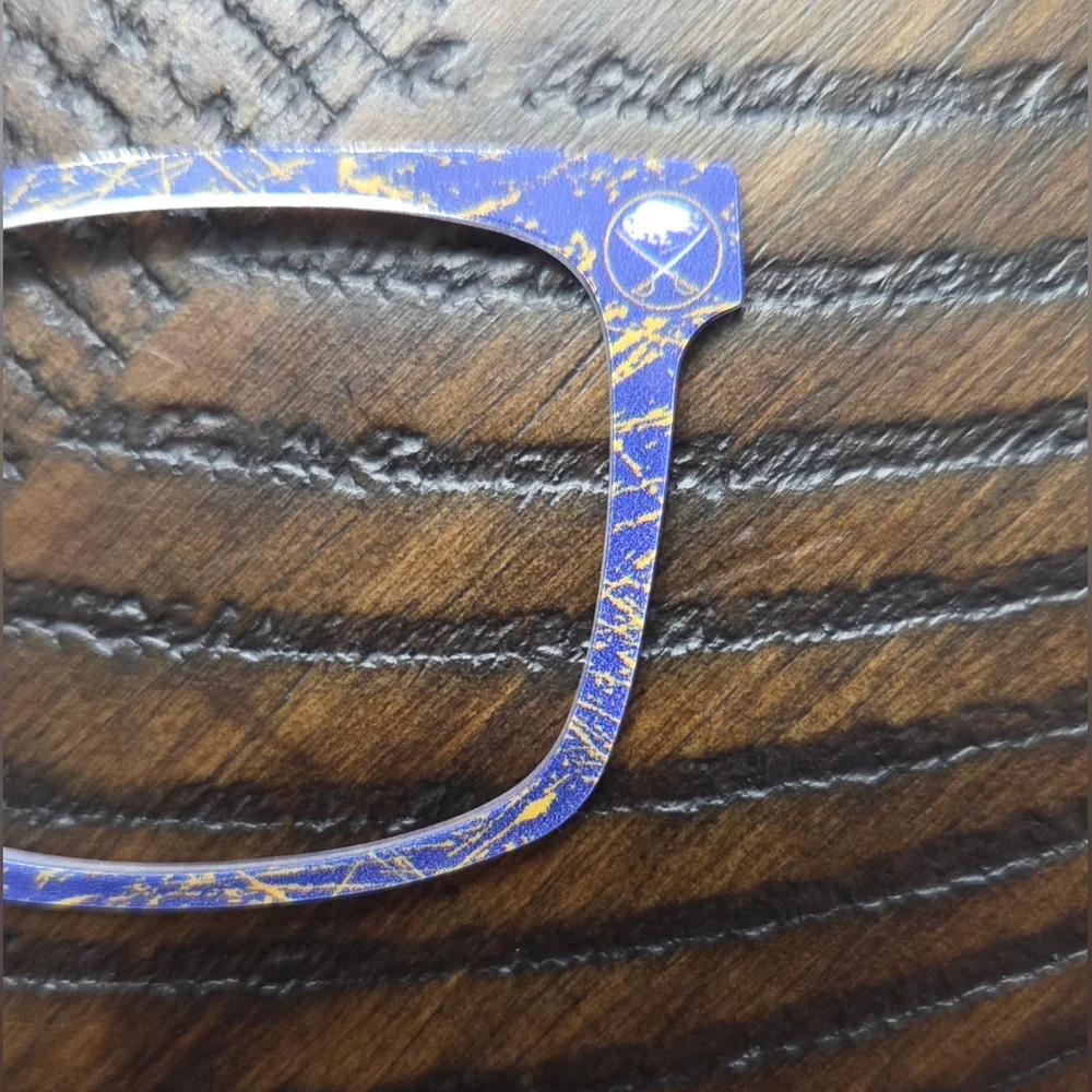 Pair Eyewear Buffalo Sabres NHL Magnetic Top Frame Topper Kirby Blue Gold